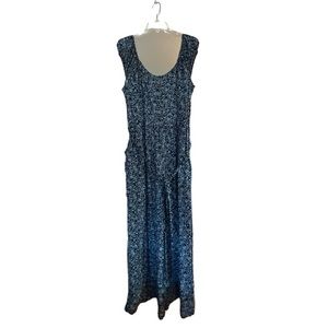 No Boundaries Blue and White Floral Jumpsuit/Romper - XXL - NWT